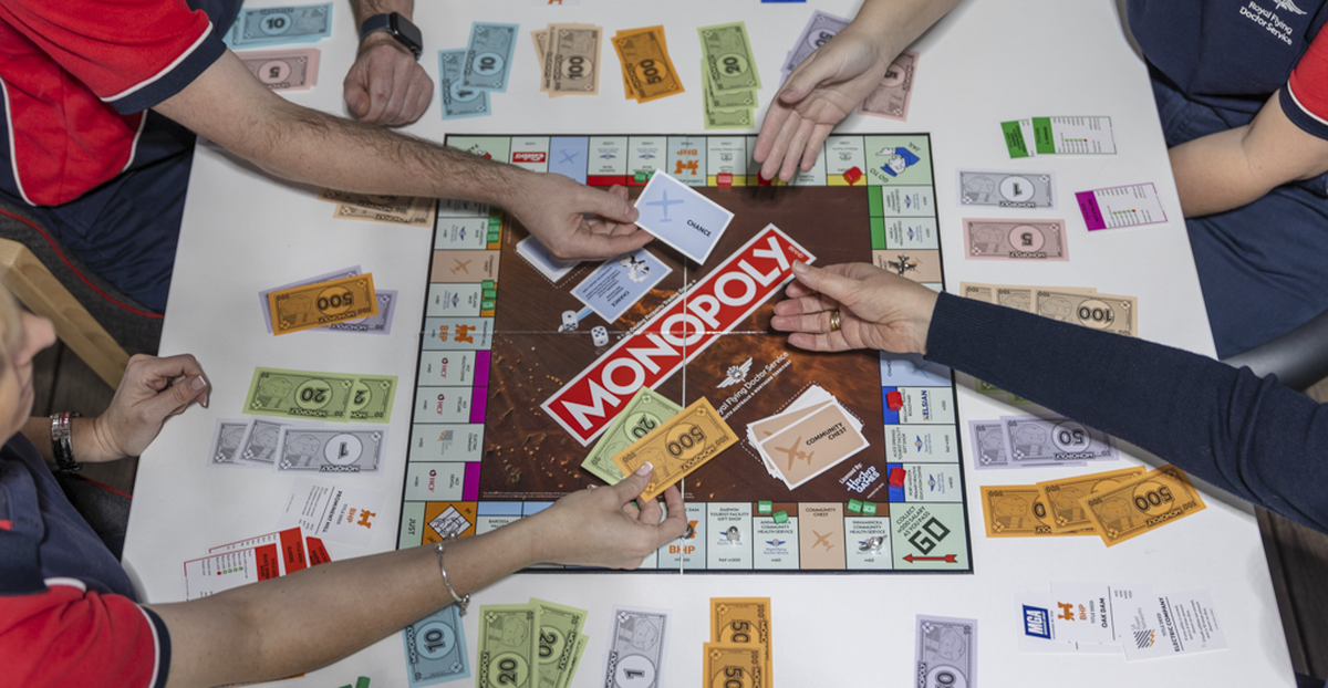 People play RFDS Monopoly