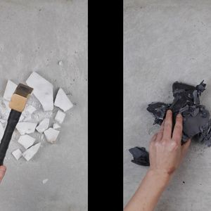 Emma Fielden, A Diminishing Force, 2019, Dimensions variable, 10:30 minutes, Two-channel HD video with sound.