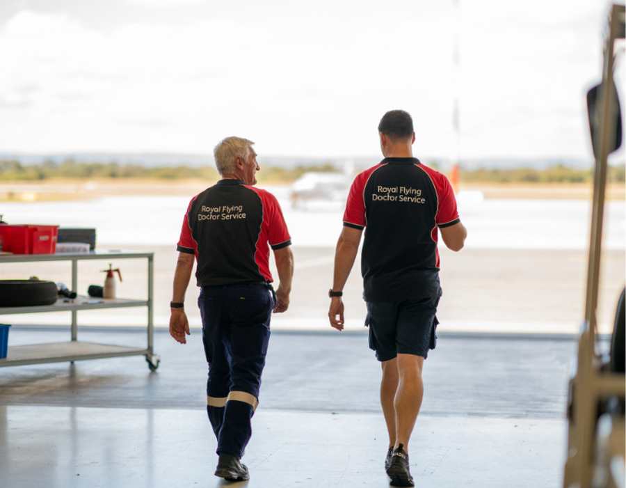 Engineers Mike and Andre