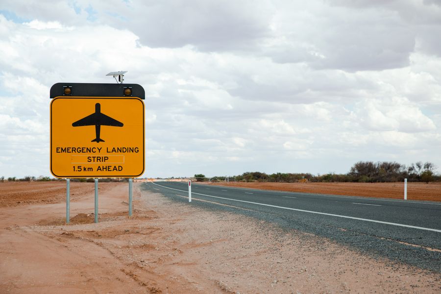 Emergency landing strip