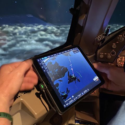 Pilots take a virtual trip around the world to show support 