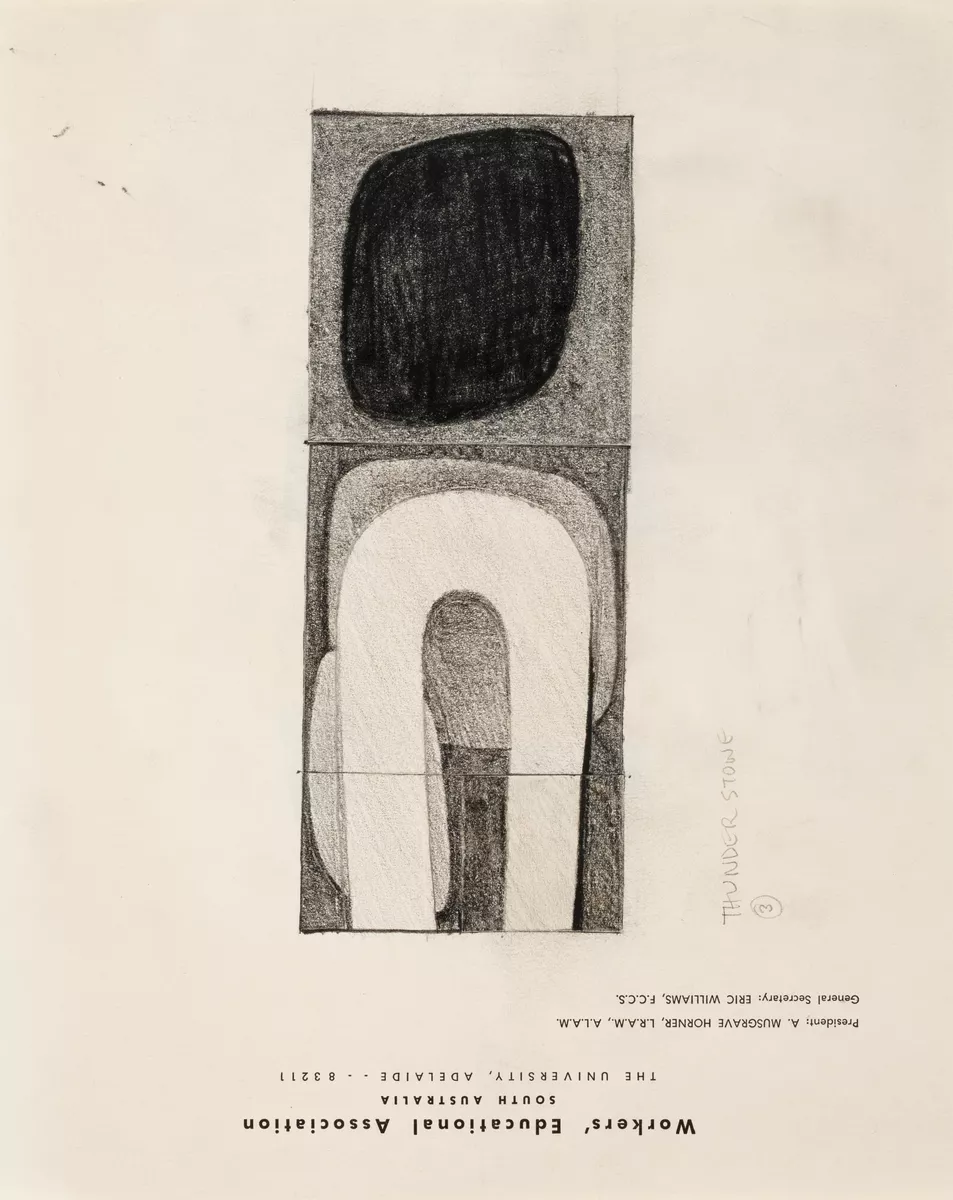 recto: Preparatory drawing for the painting 'Indicative'; verso ...
