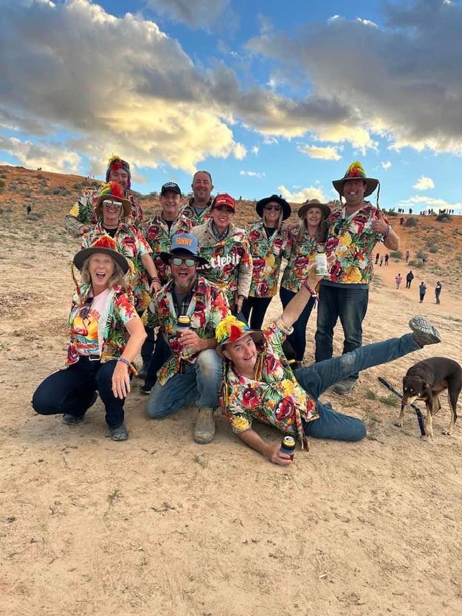 2024 was Mick's third visit to the exciting, fundraising Big Red Bash event in Birdsville