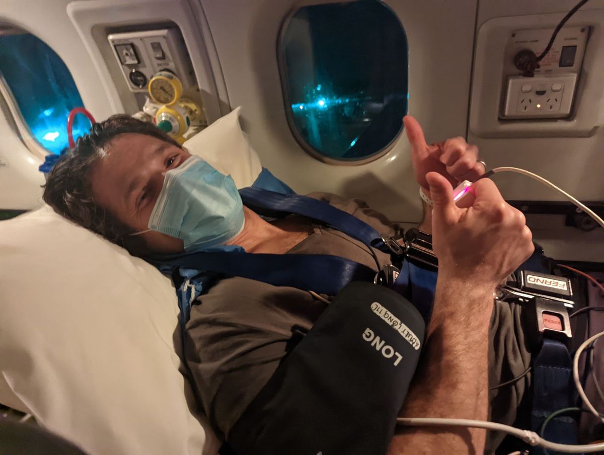 RFDS airlifts Eddie