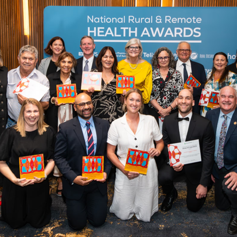 The RFDS team at the award ceremony