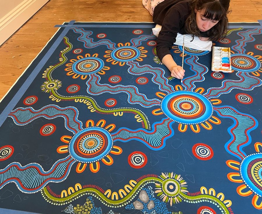 Sienna with “Mugu-Woka Yurrtha” 