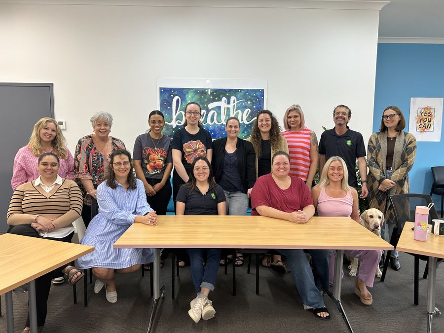 team photo at headspace Cairns