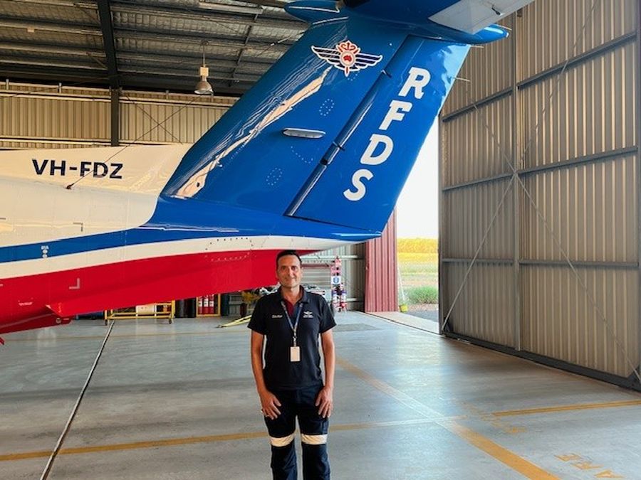 Dr Bill Nimo at Charleville Base