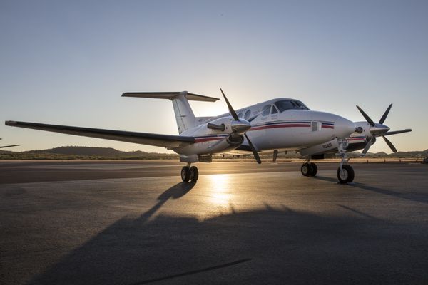 RFDS Aircraft on the tarmac