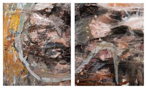 Image of Land dance: Broken Hill and the Darling River (diptych)