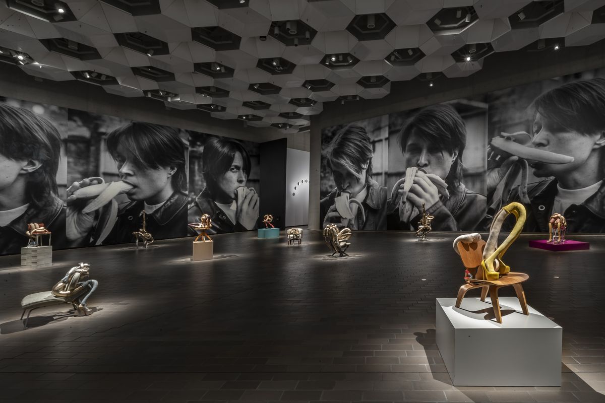 Installation view of Project 1: Sarah Lucas exhibition