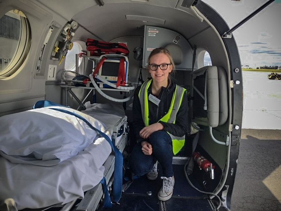 Megan on flight experience