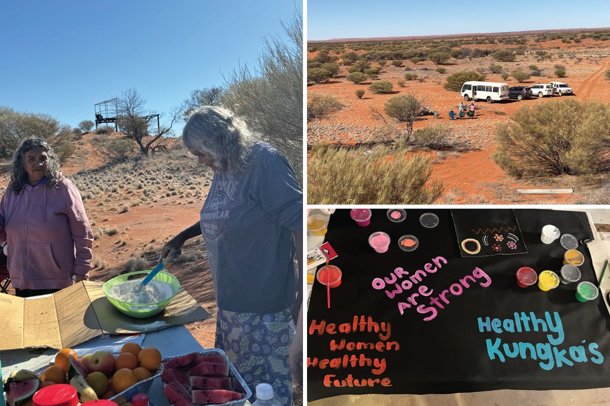 Oodnadatta women's heath and wellbeing camp