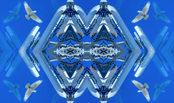 Kent Morris, Barkindji people, New South Wales,born Townsville, Queensland 1964, detail: Barkindji Blue Sky – Ancestral Connections #12, 2021, Melbourne, digital print Courtesy Kent Morris/Vivien Anderson Gallery