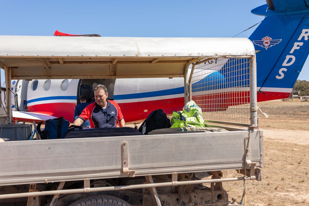 RFDS Physiotherapist Aled Francis