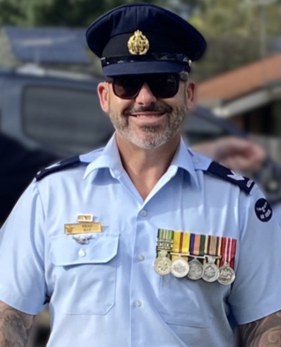 Brad in RAAF uniform