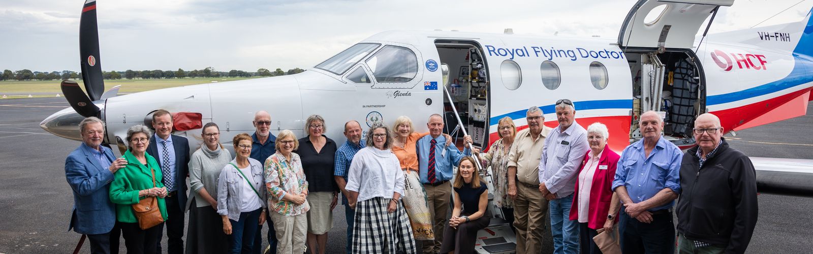 RFDS aircraft dedicated in memory of Limestone Coast benefactor