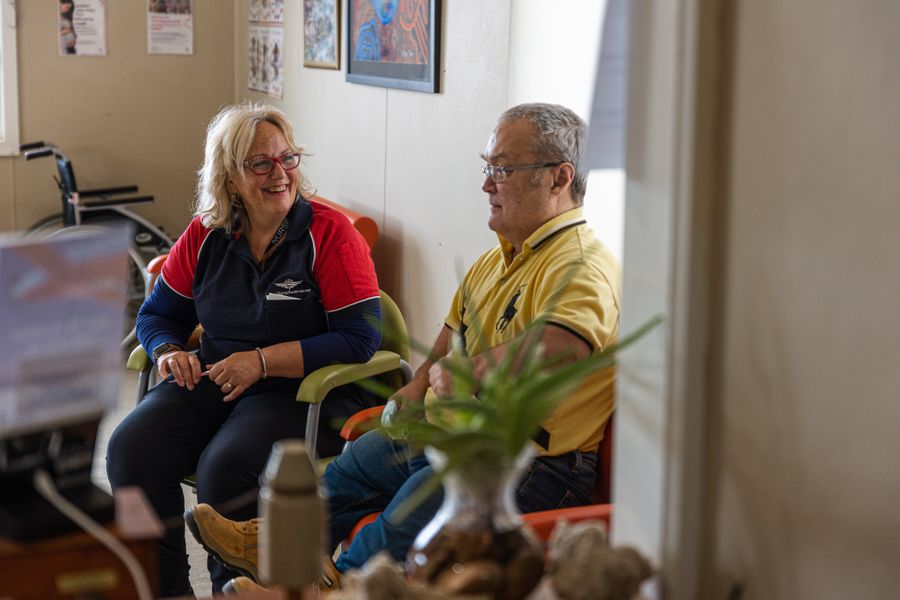Mental Health RFDS Nurse with Patient