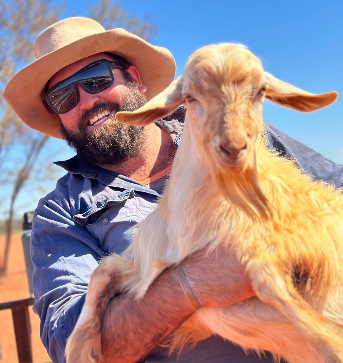 Will Murray and goat