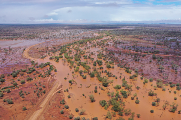 Flooding in western Queensland