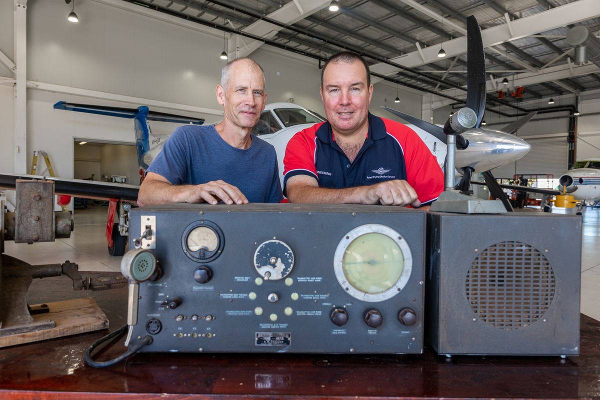 Rob Traeger at RFDS Adelaide Base