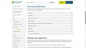 Fraser Coast Wide Bay Water Educational Resources online