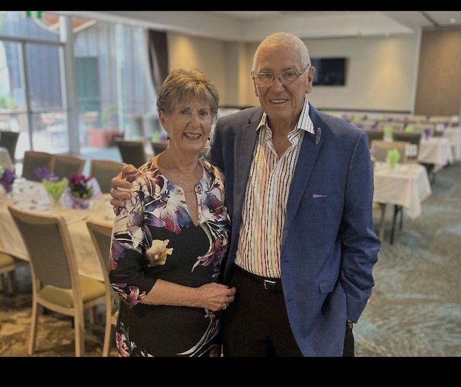 barry and davina hewes at a recent Merimbula International womens day event