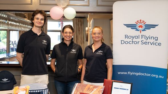 RFDS Vic staff at the Ryman family fun day.
