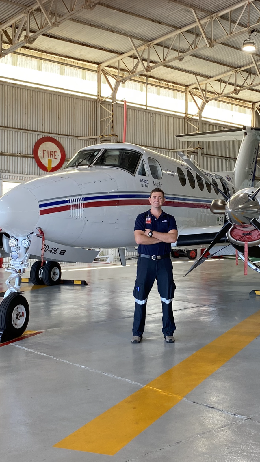 RFDS Pilot Brady Thrift