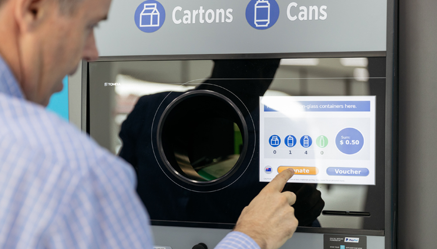 Return and Earn demonstation