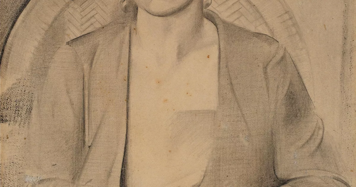Study for Portrait of Gwen Ridley - AGSA Collection