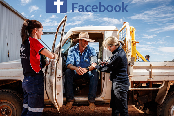 RFDS aircraft Follow us on Facebook