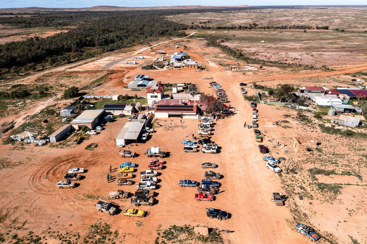 Aerial shot of Trek