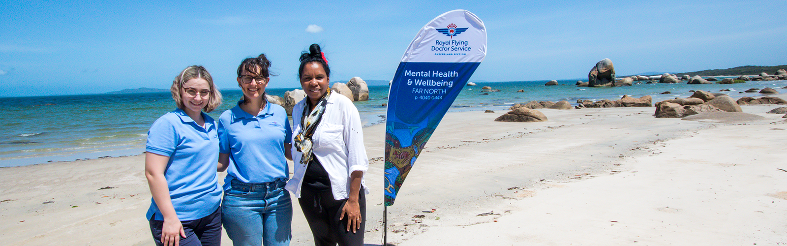 Naomi Hobson with RFDS Staff