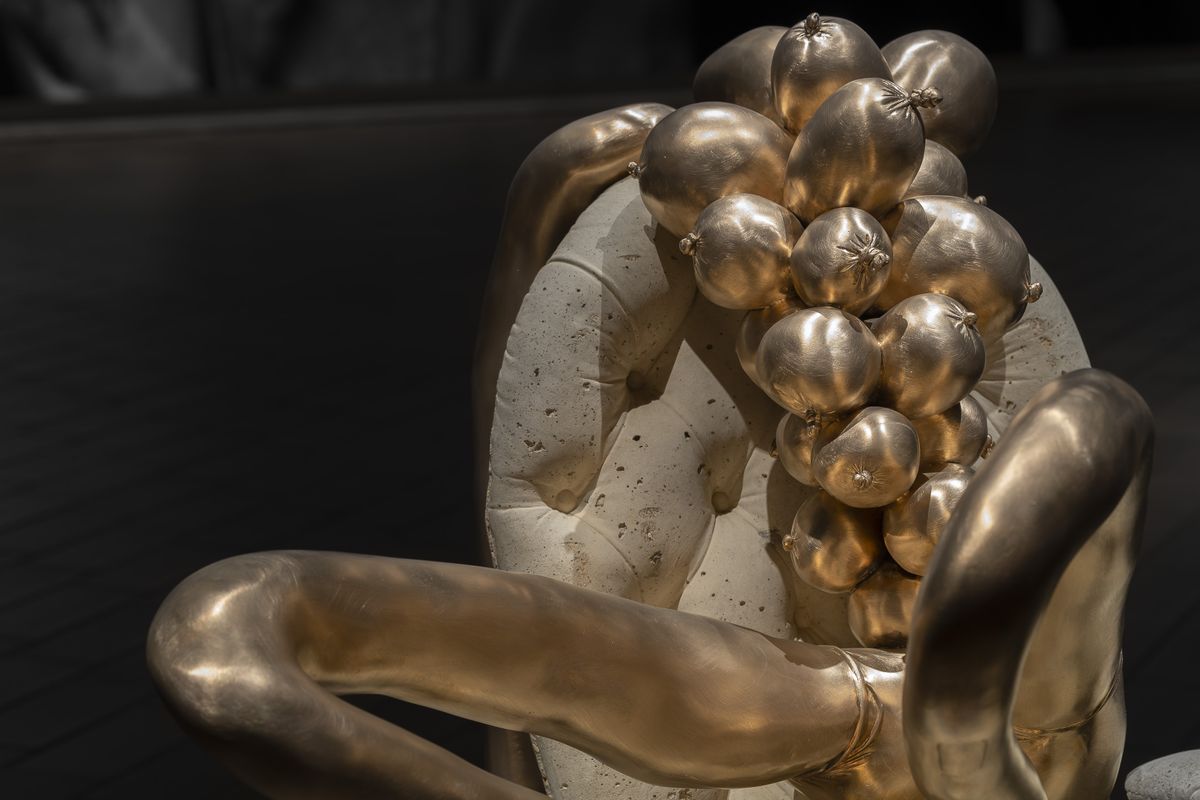 Installation view of Project 1: Sarah Lucas exhibition