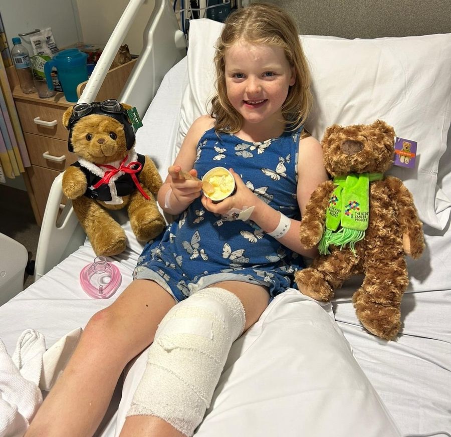 Asher in hospital 