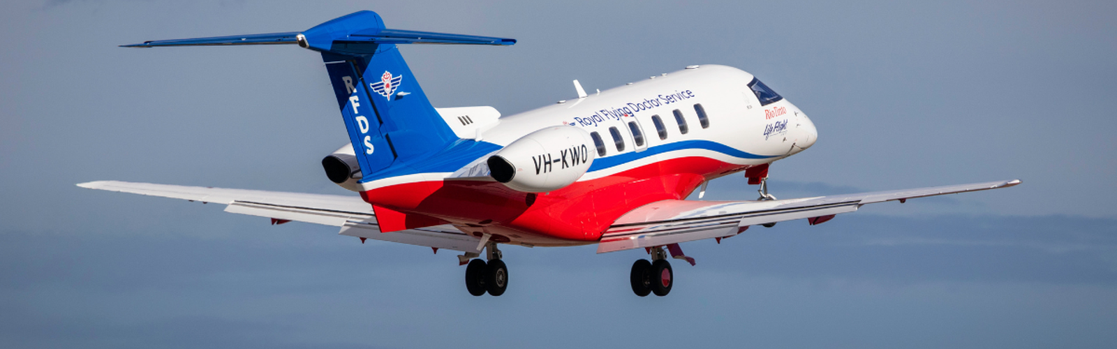 PC-24 plane flying