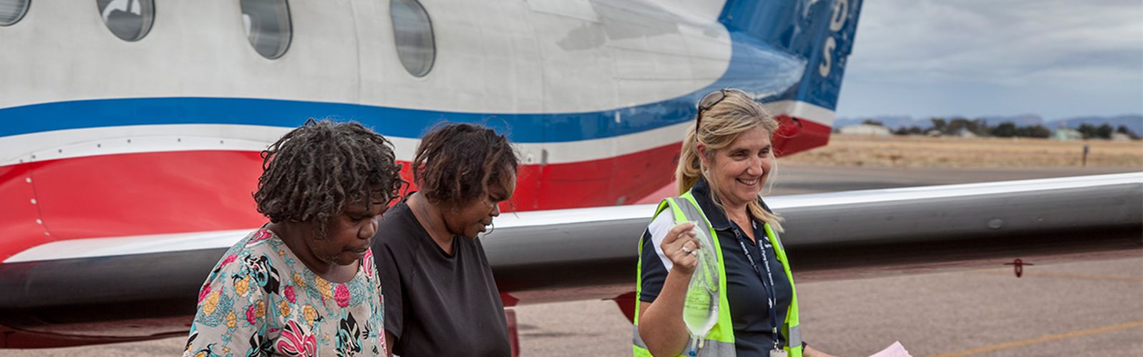 Indigenous staff with the RFDS