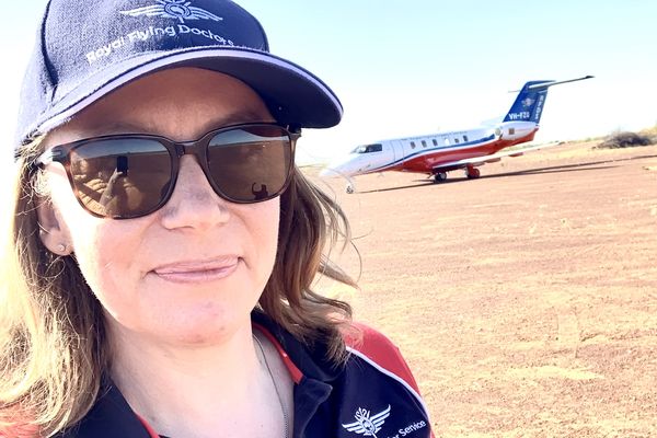 Dr Mardi on Airstrip Remote region