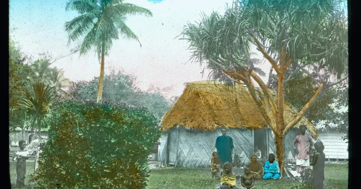 Native village, Tonga - AGSA Collection