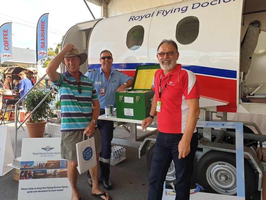 Michael Bleus at RFDS event