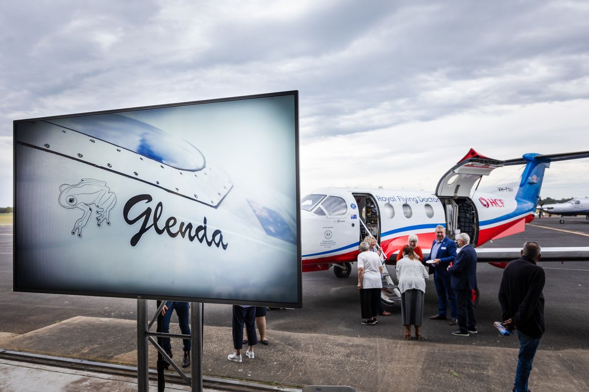 RFDS aircraft dedicated in memory of Limestone Coast benefactor
