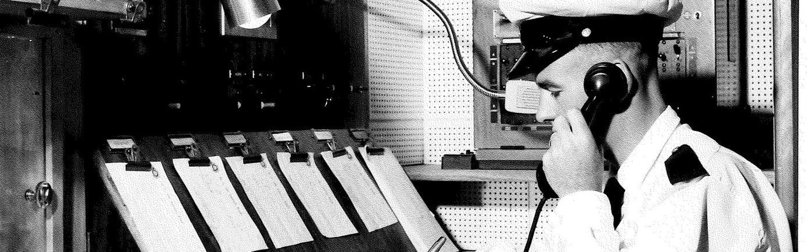 Brian on first flight