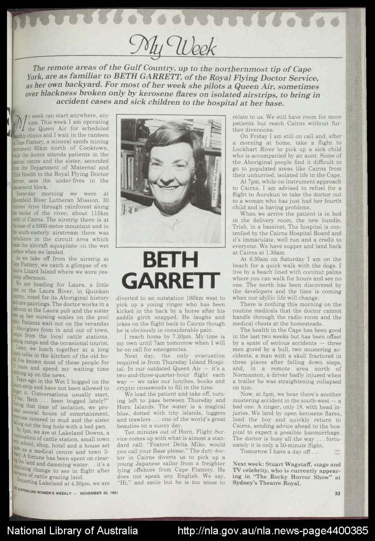Who is Beth Garrett