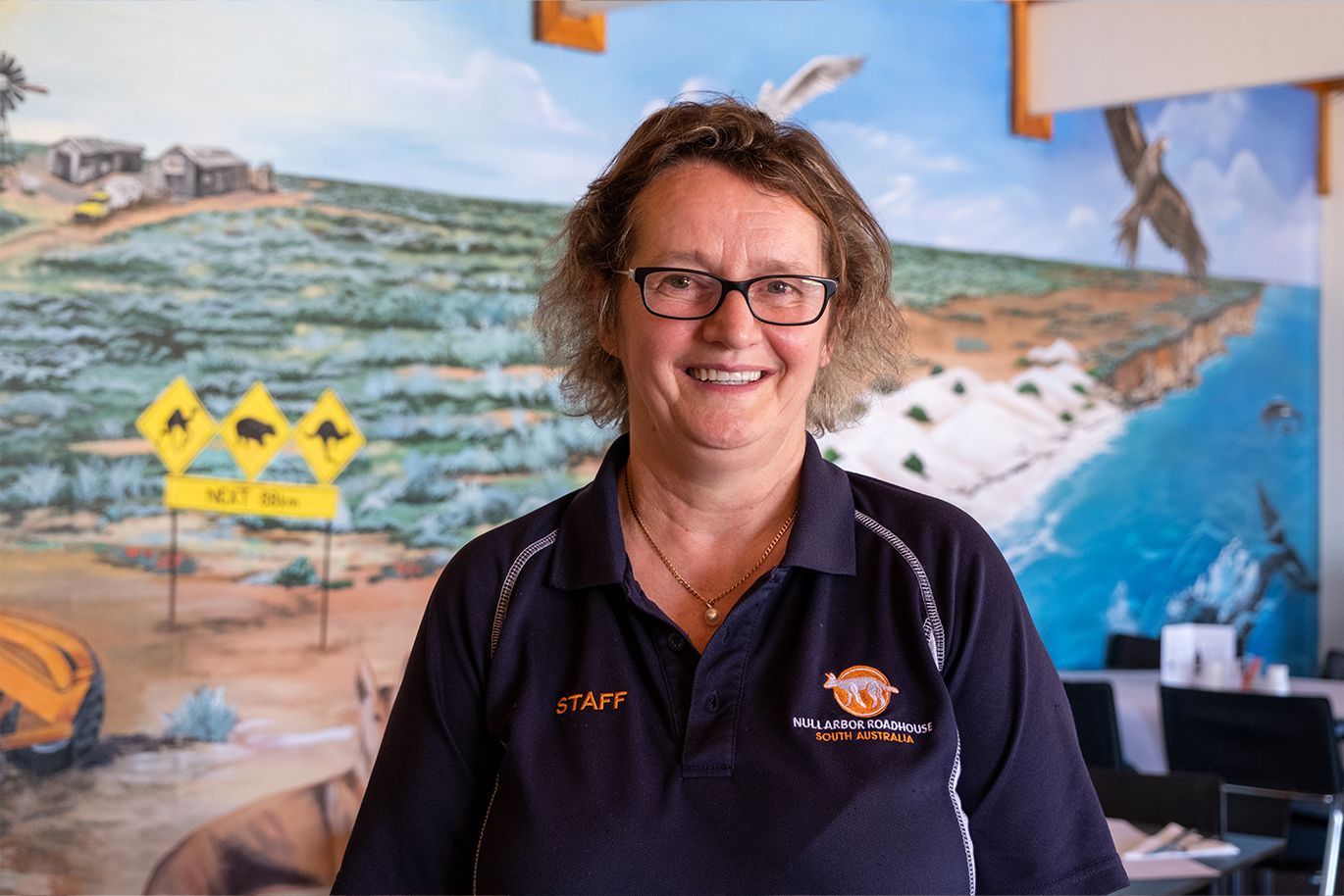 Nullarbor Roadhouse manager Dorothy Williams
