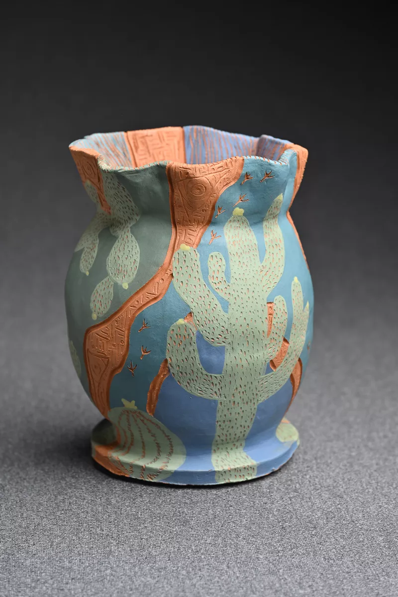 Year 10 Sgraffito Vessels - Tatachilla Lutheran College - AGSA