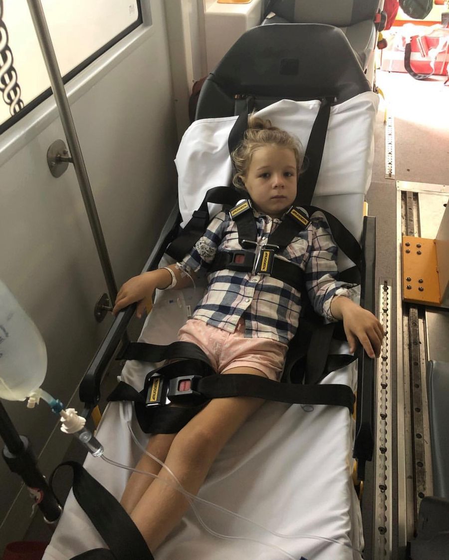 Clare onboard the RFDS aircraft