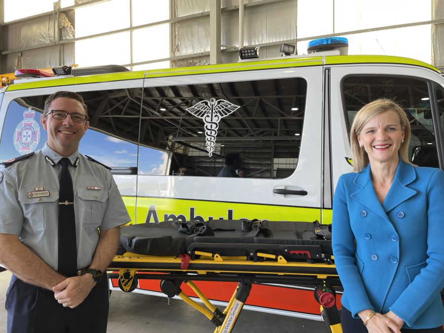 QAS stretcher donation