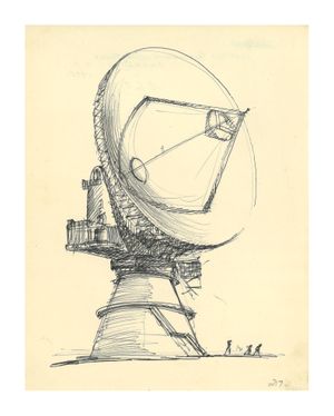 Image of Overseas telecommunications tower - Carnarvon, WA