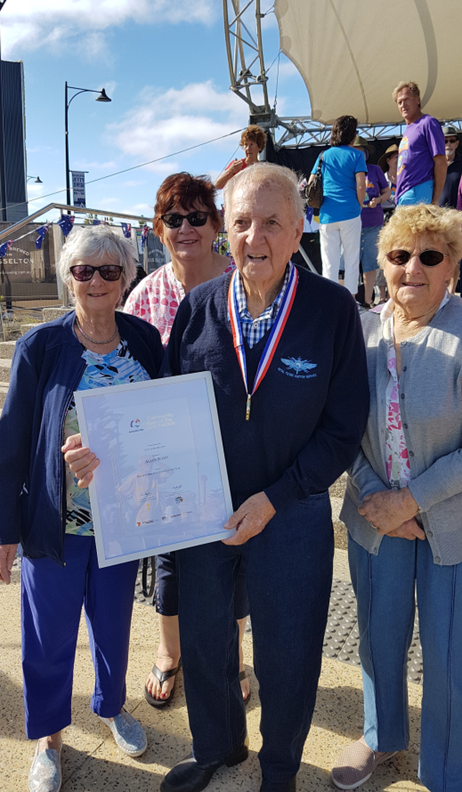 Allen Scott receives 2020 Senior Citizen of the Year